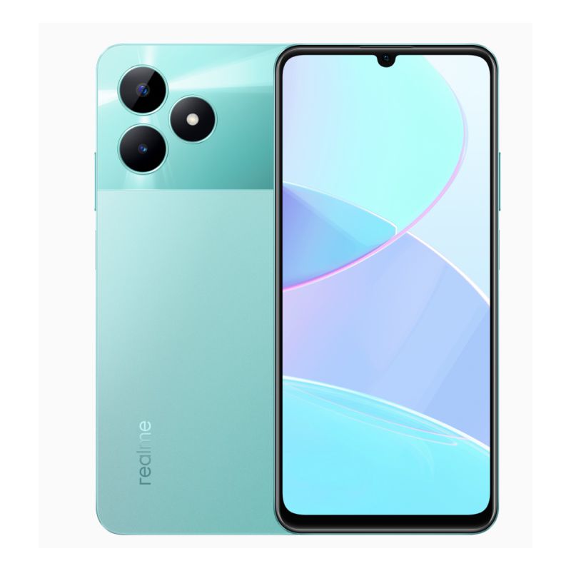 realme c52 mint green